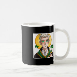 Anime St Patrick Catholic Saint Patrick's Day Mang Coffee Mug
