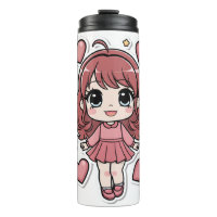 anime sticker design clear bottle