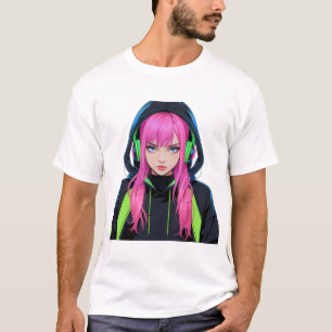 Anime Streetwear Girl T-Shirt
