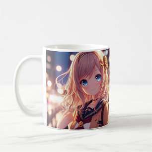 anime student coffee mug