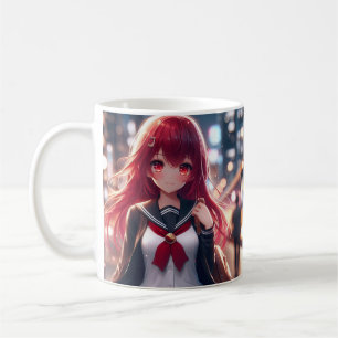 anime student coffee mug
