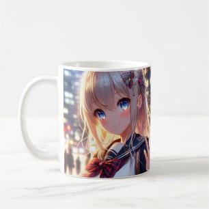 anime student coffee mug
