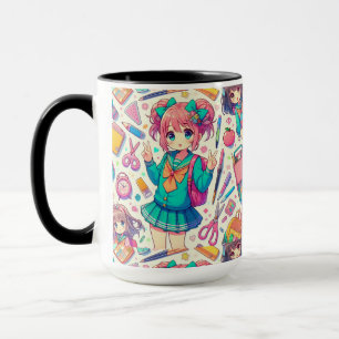 anime student mug