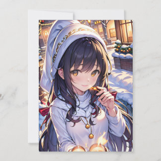 Anime Style Christmas Card