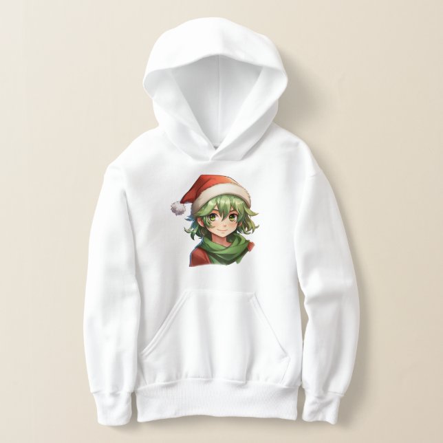 Anime Style Christmas Elf Portrait (Laydown)