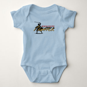 Anime Style Fighter Baby Bodysuit
