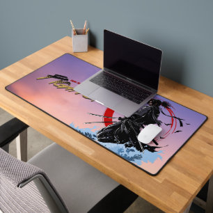Anime Style Fighter Desk Mat