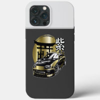 ANIME STYLE GOLDEN DRIFTING CAR
