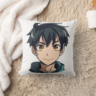 Anime Superpower Delight - Young Man Character Cushion