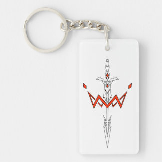 anime, swords, fantasy, aestetic key ring