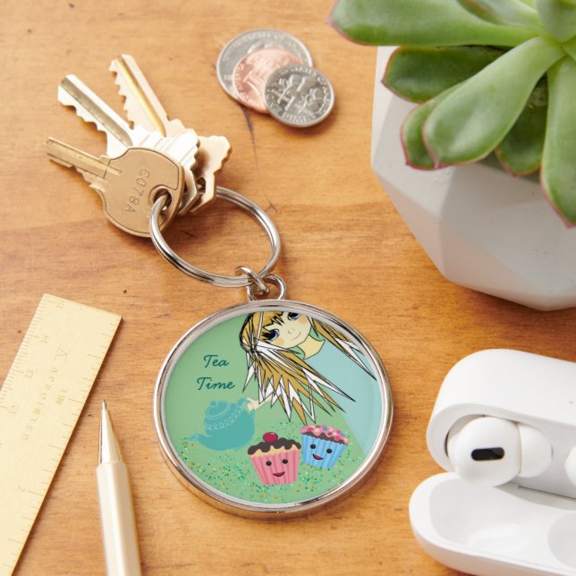 Anime Tea Party - Key Ring (Desk)