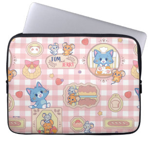Anime Tom and Jerry Bakery Pattern Laptop Sleeve