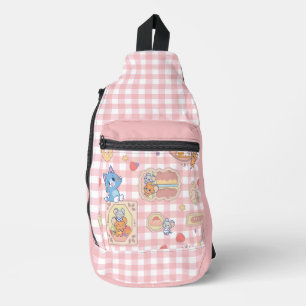 Anime Tom and Jerry Bakery Pattern Sling Bag