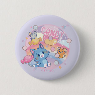 Anime Tom and Jerry Candy Party 6 Cm Round Badge