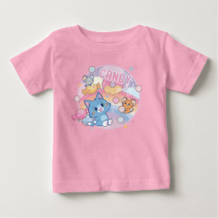 Anime Tom and Jerry Candy Party Baby T-Shirt