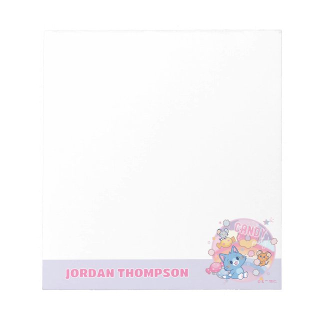Anime Tom and Jerry Candy Party Notepad (Front)