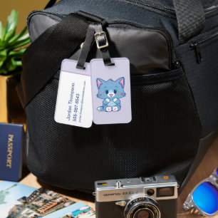 Anime Tom and Jerry - Tom Luggage Tag