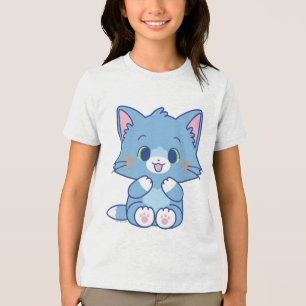 Anime Tom and Jerry - Tom Tri-Blend Shirt