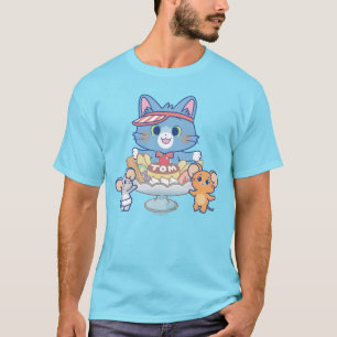 Anime Tom, Jerry, and Tuffy Dessert Parlour T-Shirt