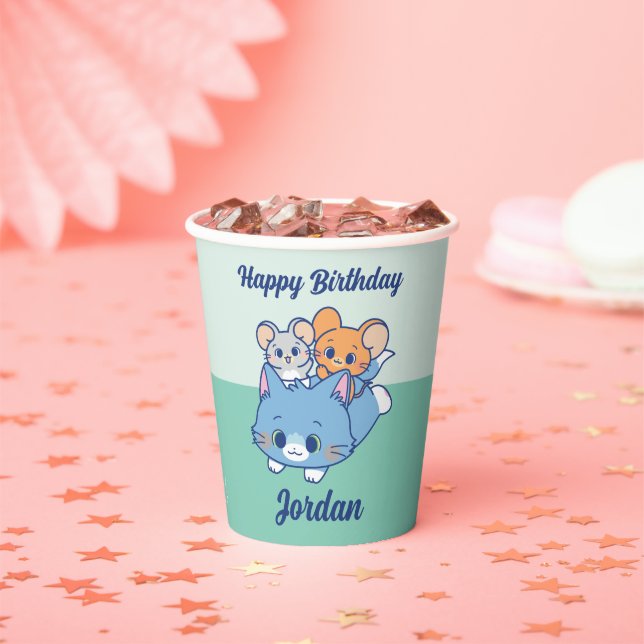 Anime Tom, Jerry, and Tuffy Paper Cups (Insitu)