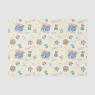 Anime Tom, Jerry, and Tuffy Playtime Pattern Tissue Paper