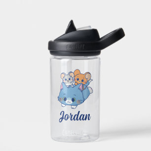 Anime Tom, Jerry, and Tuffy Water Bottle
