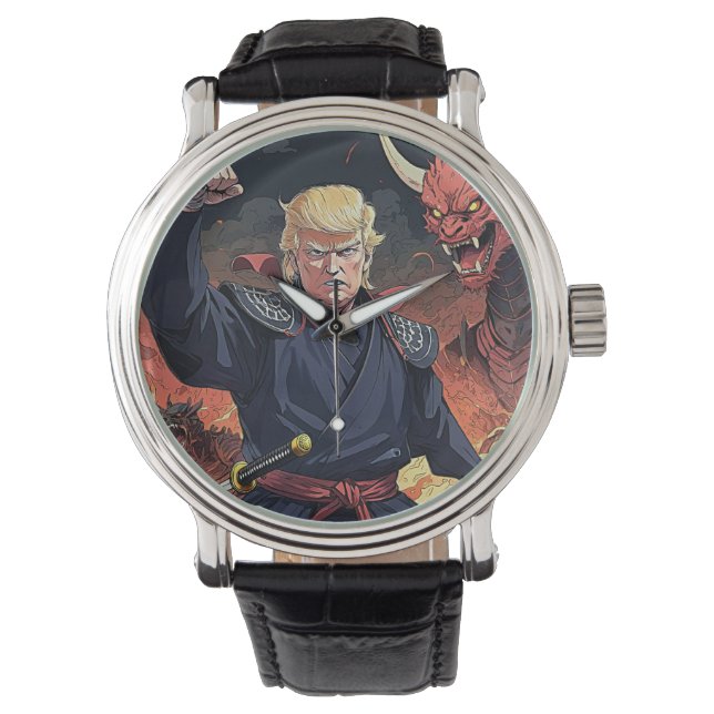Anime Trump - Fist Raised Watch (Front)