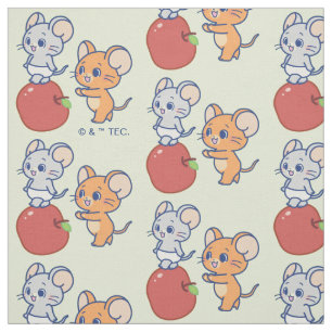 Anime Tuffy and Jerry Apple Rolling Fabric