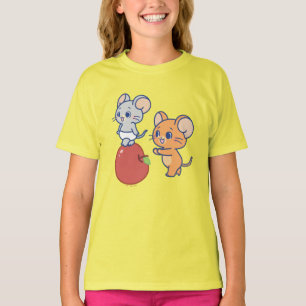 Anime Tuffy and Jerry Apple Rolling T-Shirt