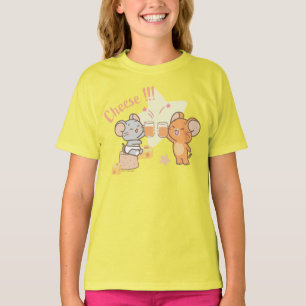 Anime Tuffy and Jerry Cheers to Cheese T-Shirt