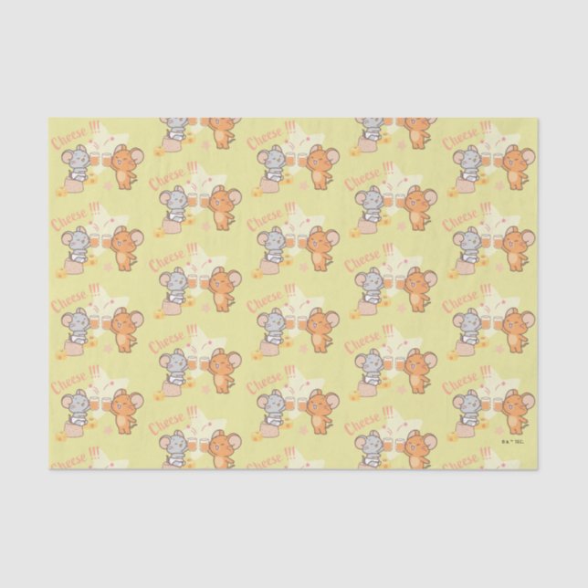 Anime Tuffy and Jerry Cheers to Cheese Tissue Paper (Front)