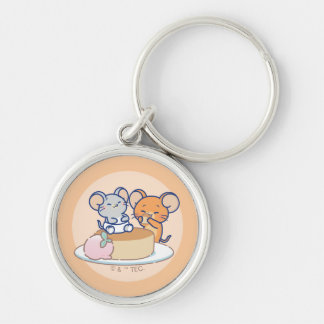 Anime Tuffy and Jerry Cheesecake Key Ring