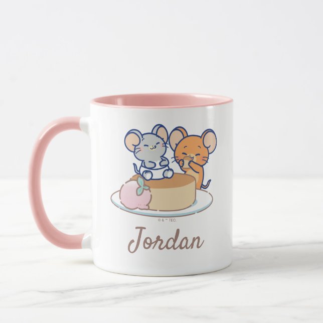 Anime Tuffy and Jerry Cheesecake Mug (Left)