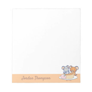 Anime Tuffy and Jerry Cheesecake Notepad