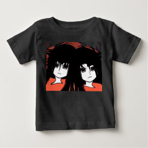 Anime Twins Baby T-Shirt
