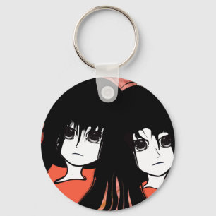 Anime Twins Key Ring