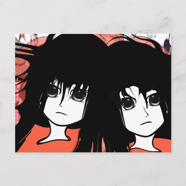 Anime Twins Postcard (Front)