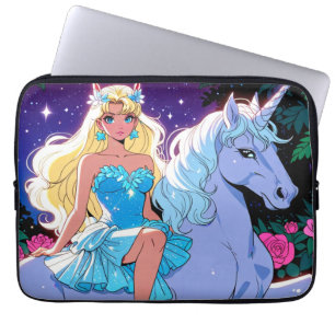 Anime Unicorn Laptop Sleeve