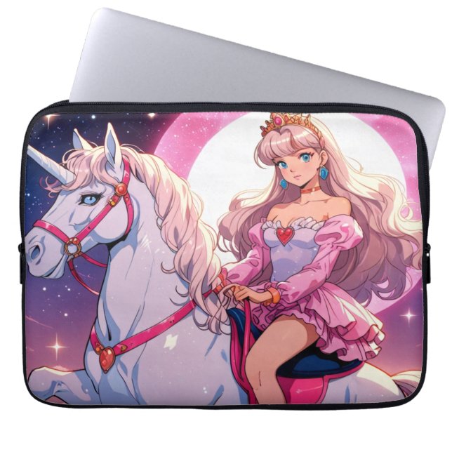 Anime Unicorn  Laptop Sleeve (Front)
