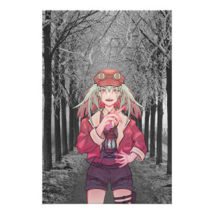 Anime, V Tuber, VTuber Road Photo Print