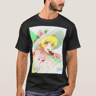 Anime Vampire Girl Shinobu Waifu Graphic  T-Shirt