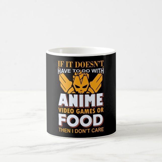 Anime, Video Games & Food Quote | Lovely Design Coffee Mug (Center)