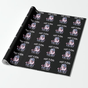 Anime Video Games Girl Otaku Japan Gaming Wrapping Paper