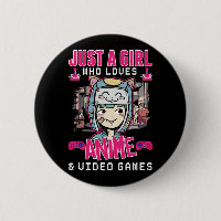 Anime Video Games Girl Otaku Teen Japanese Gaming