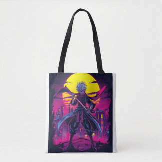 Anime Violet – Bold & Dreamy Aesthetics Tote Bag