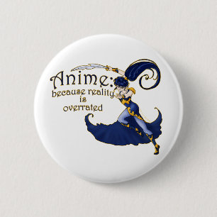 Anime VS Reality Pins & Buttons #2