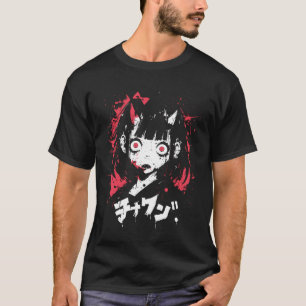 Anime Waifu Cute Anime manga Cat Girl Sweet Retro  T-Shirt