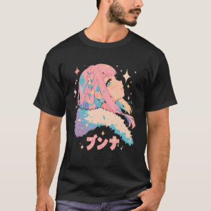 Anime Waifu Cute Anime Manga Cat Girl Sweet Retro  T-Shirt