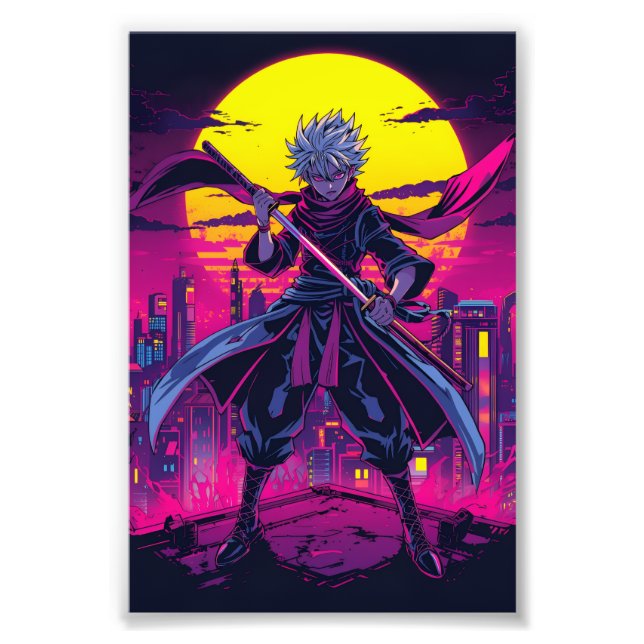 anime wall  photo print (Front)