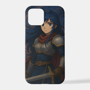  Anime Warrior Girl – Epic Fantasy Phone Case